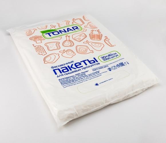 Пакеты фасовочные Евро МЕГА ТН 30*40 Тонар, Тип А