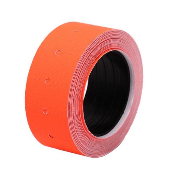 Этикет-лента ценник рулон 21,5*12 оранжевый