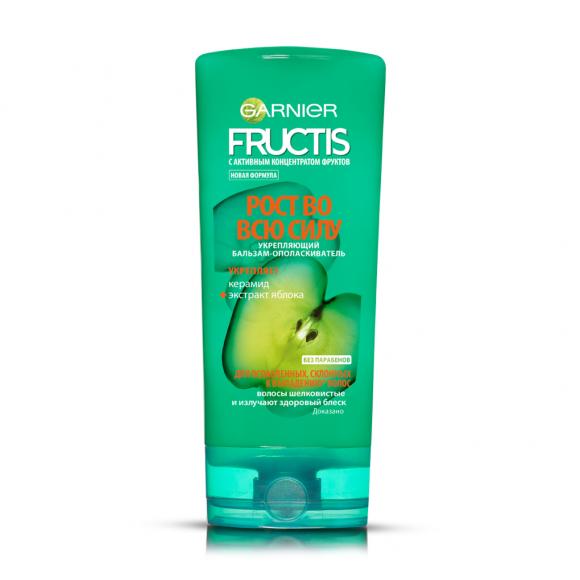 Бальзам ополаскиватель FRUCTIS Рост во всю cилу укрепляющий, 400 мл