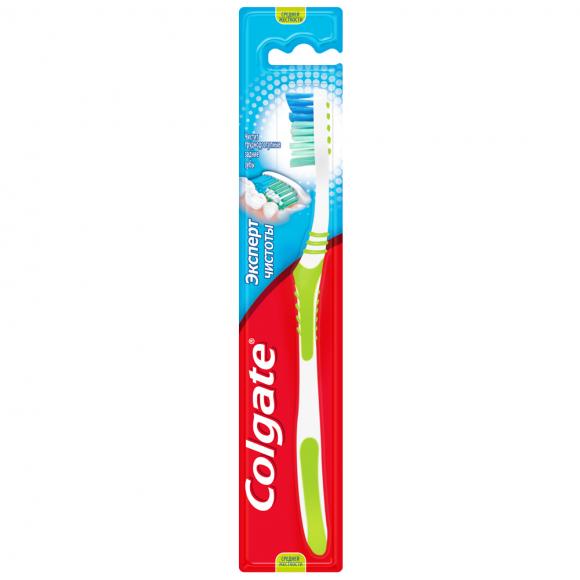 Зубная щетка Colgate Эксперт чистоты, средней жесткости