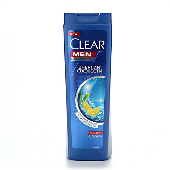 Шампунь против перхоти для волос мужской CLEAR Энергия свежести, 400мл