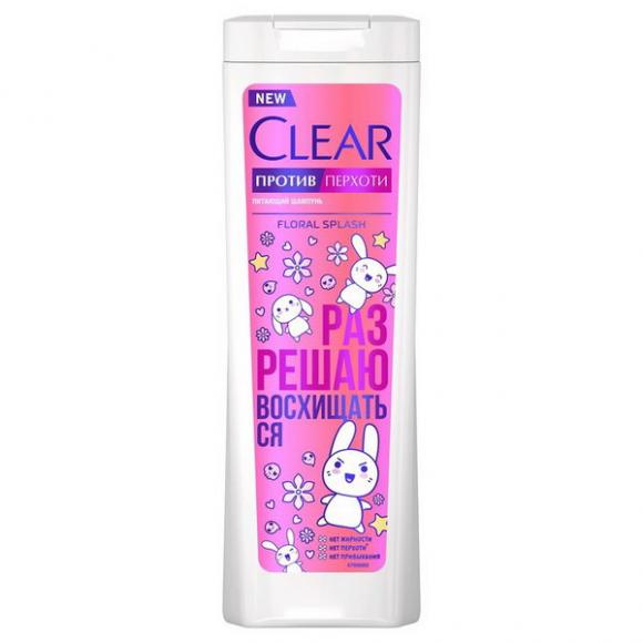 Шампунь для волос CLEAR Floral Splash, 380мл