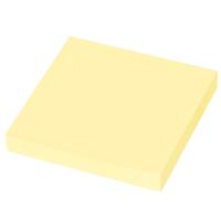 Блок самоклеящийся (стикеры) ЮНЛАНДИЯ 76х76 мм, 100 листов, желтый