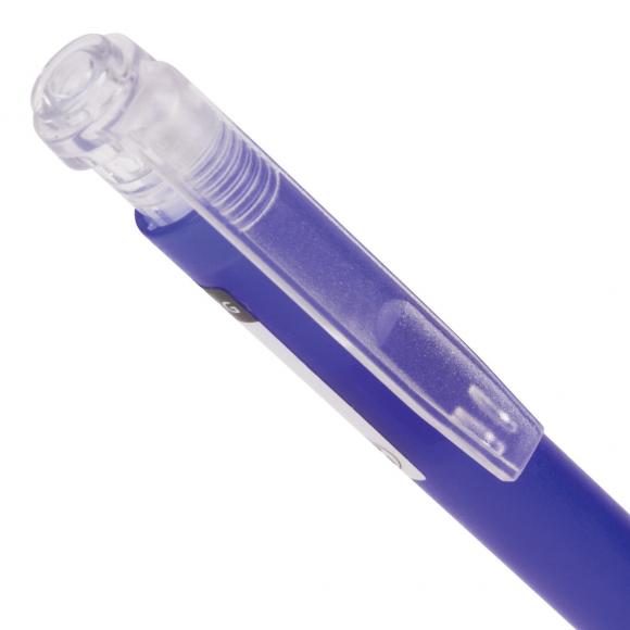 Ручка шариковая автоматическая с грипом BRAUBERG Sprinter, СИНЯЯ, корпус ассорти, узел 0,7 мм, линия письма 0,35 мм