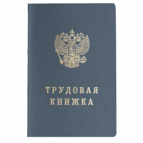 Бланк Трудовая книжка РФ