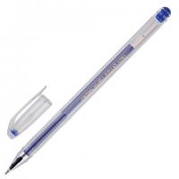 Ручка гелевая CROWN "Hi-Jell", СИНЯЯ, узел 0,5 мм, линия письма 0,35 мм