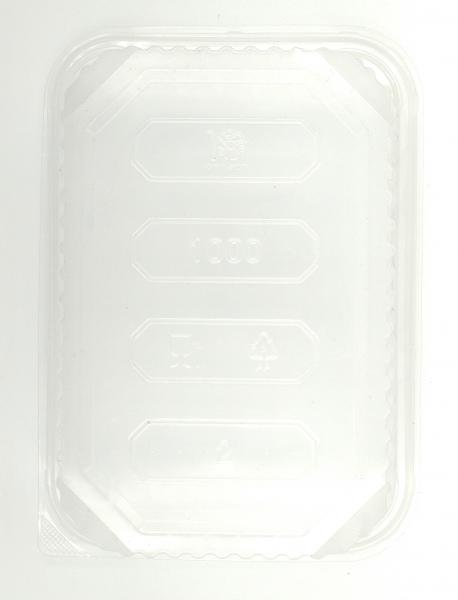 Контейнер одноразовый 1000мл 186*132мм прозрачный с крышкой, 1шт