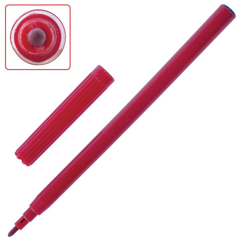 Фломастеры ПИФАГОР, 18 цветов, вентилируемый колпачок