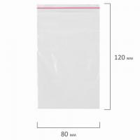 Пакет с замком (грипперы) Zip Lock АВИОРА, 8*12 см, упаковка 100 штук