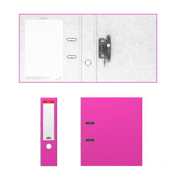 Папка-регистратор А4 ErichKrause (Эрик Краузе) 70мм, Neon, розовый 45399