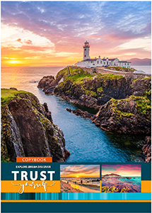 Тетрадь А4 96л кл. гребень Проф-Пресс "Красивый маяк"