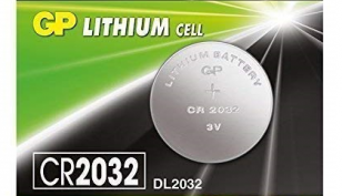 Батарейка литиевая CR2032 GP Lithium cell, 1 шт.