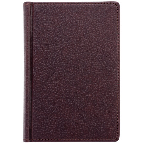 Ежедневник недатированный А5 138х213 мм BRAUBERG "Favorite" под кожу, 160 л., бордовый