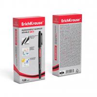 ErichKrause маркер черный двусторонний перманентный, 0,45мм и 1,65мм, P-80