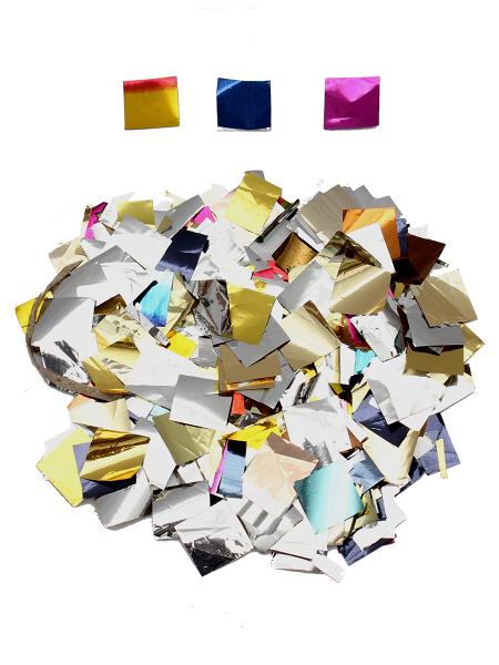 Хлопушка пневматическая "Бабахалка" 11см квадраты, фольга MILAND (Х-1450)