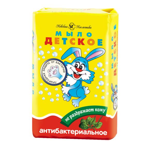 Мыло туалетное Невская Косметика "Детское", с антибактериальным эффектом, 90г