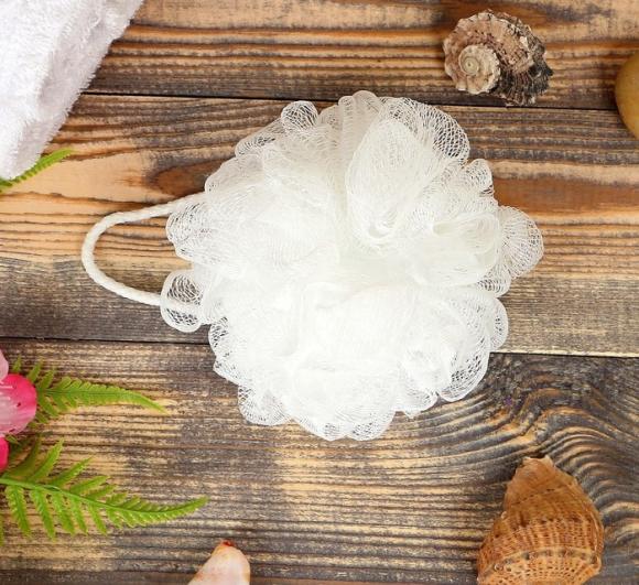 Мочалка банная "Бантик" супермакси