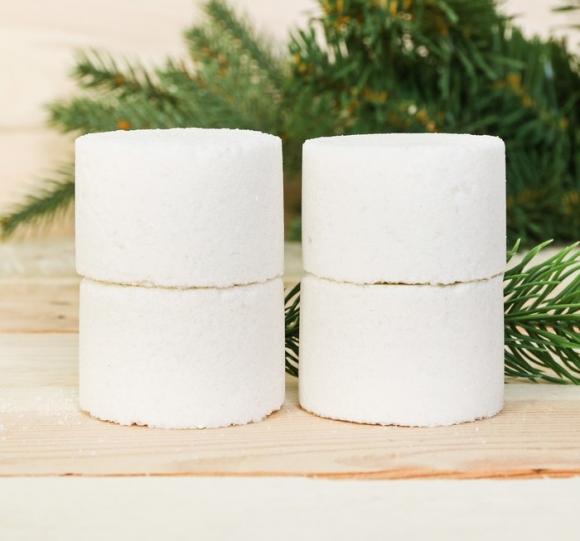 Соляной брикет для бани "Хозяину бани", 4 шт. с ароматом эвкалипт