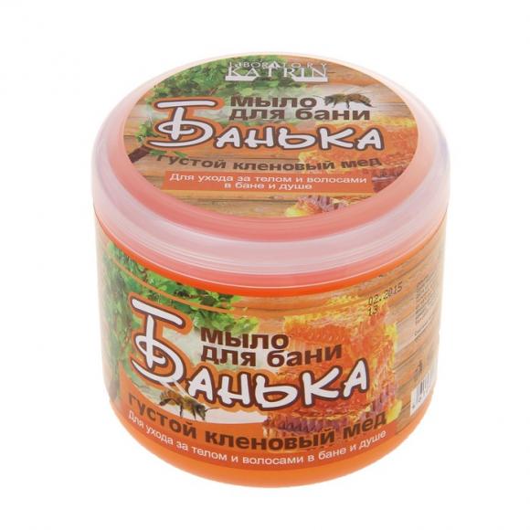 Мыло для бани Банька густой кленовый мёд 450 мл