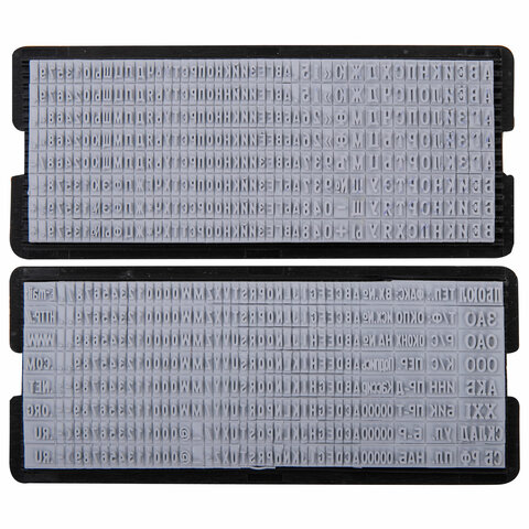 Штамп самонаборный 5-строчный STAFF, оттиск 58х22 мм, "Printer 8053", КАССЫ В КОМПЛЕКТЕ