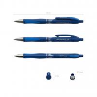 Ручка шариковая ErichKrause (Эрик Краузе) MEGAPOLIS CONCEPT автомат, синяя, 0,7мм