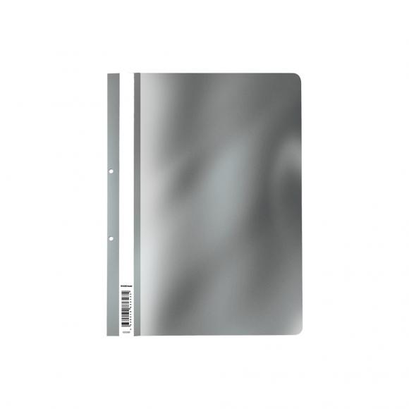 Скоросшиватель пластиковый ErichKrause (Эрик Краузе) Glossy Ice Metallic, с перфорацией 0,12/0,18мм ассорти