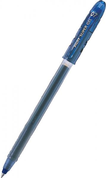 Ручка гелевая тонированный корпус 0,7мм син."SUPER GEL" Pilot, BL-SG-7(L)