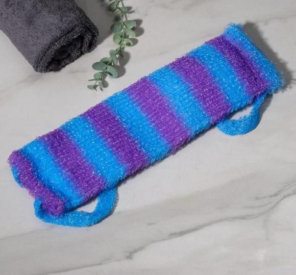 Мочалка для тела Доляна «Махровая», 12×45 см, цвет МИКС