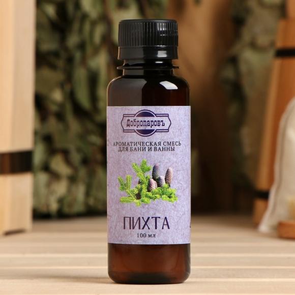 Ароматическая смесь для бани и ванны «Пихта», натуральная, 100 мл, "Добропаровъ"
