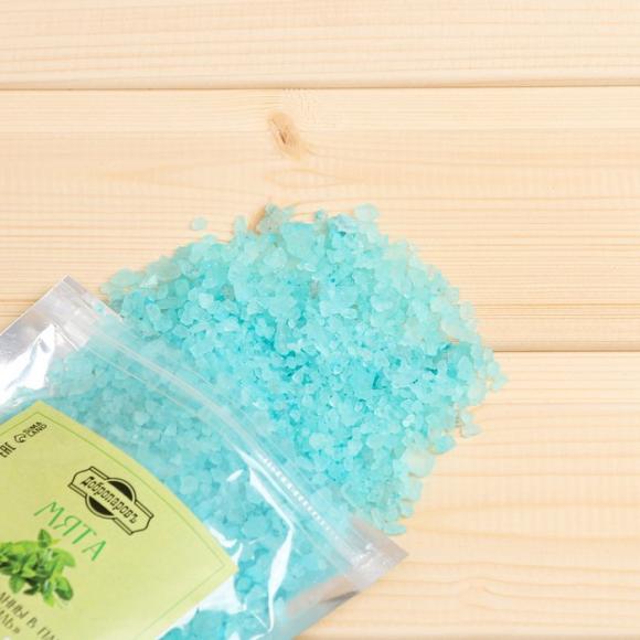 Соль для бани и ванны Мята, 500 грамм, Добропаровъ