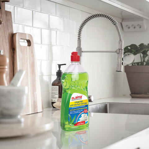 Средство для мытья посуды 1 кг, LAIMA PROFESSIONAL, концентрат, Алоэ Вера