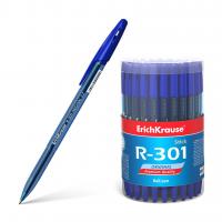 Ручка шариковая ErichKrause R-301 0.7мм Original Stick синяя, пластиковый корпус