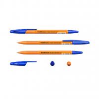 Ручка шариковая ErichKrause R-301 0.7мм ORANGE Stick синяя, пластиковый корпус