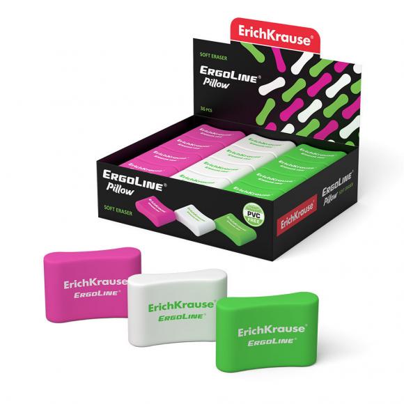 Ластик стирательный ErichKrause ErgoLine Pillow, 1шт