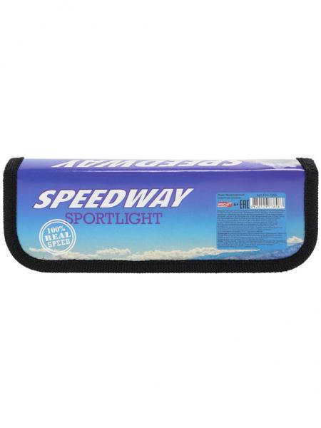 Пенал школьный на молнии 1 отделение 190*65*25мм,  Скоростной суперкар