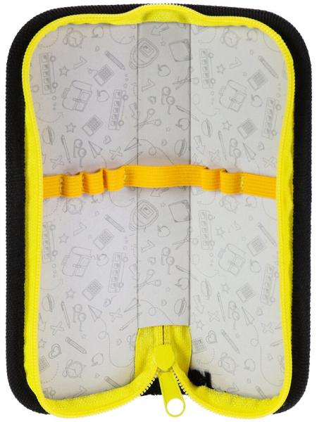 Пенал школьный на молнии 1 отделение 190*65*25мм,  Скоростной суперкар