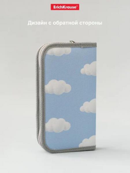 Пенал-книжка ErichKrause Cupids, 1 отделение, 205мм*110мм*25мм, молния, ткань