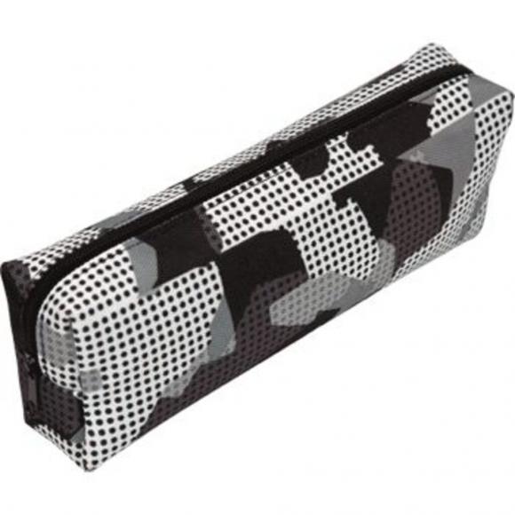 Пенал-косметичка (200*70*35) молния, ткань Military", с рисунком Attomex