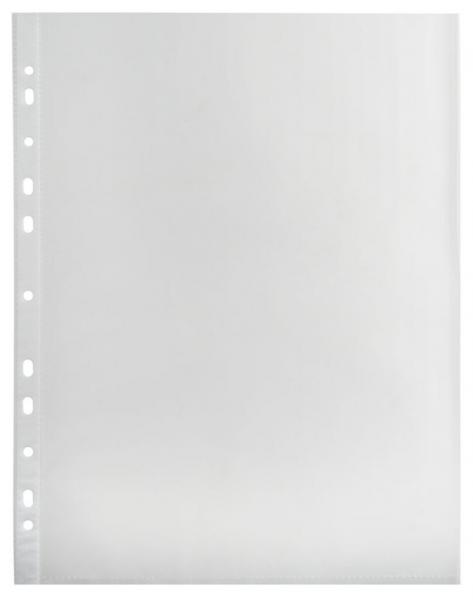 Файлы с перфорацией А4+, плотность 40мкм ,100 шт/уп, тиснение, Buro