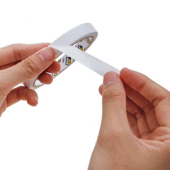 Клейкая лента (скотч) двусторонний 12мм*9 м, 80мкм Deli