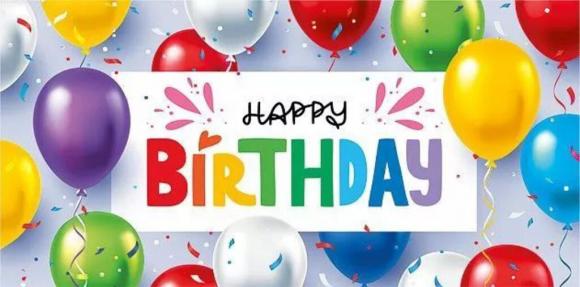 Конверт для денег "С Днем рождения!" шарики