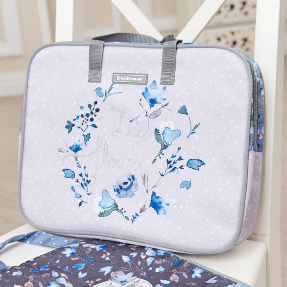 Папка-сумка тканевая А4 ErichKrause (360мм*290мм*70мм) с ручками, молния, Frozen Beauty