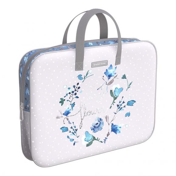 Папка-сумка тканевая А4 ErichKrause (360мм*290мм*70мм) с ручками, молния, Frozen Beauty