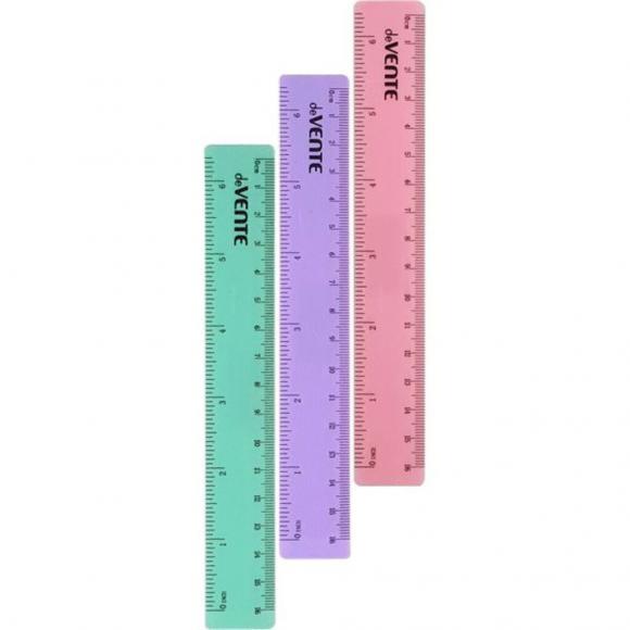 Линейка 16 см пластик. Pastel