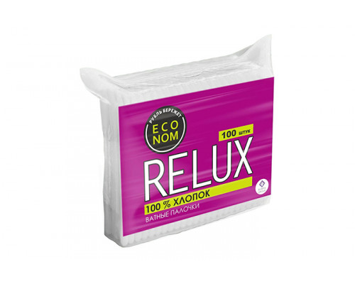 Ватные палочки Relux 100 шт. пакет