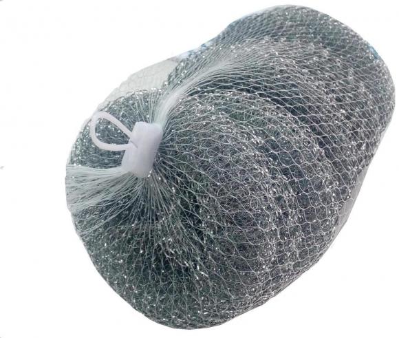 Губка для мытья посуды металлическая Рус Тэкс,10шт