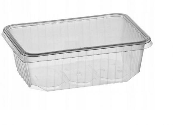 Контейнер одноразовый 1000мл 179*132мм прозрачный с крышкой, Д-Полимер, 1шт