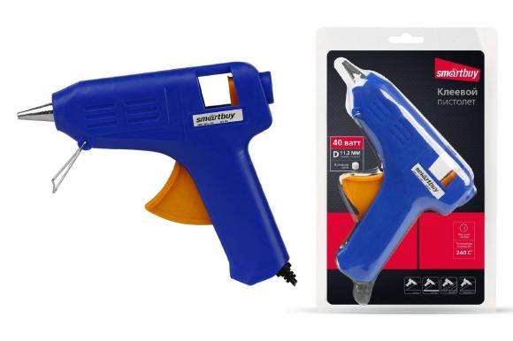 Клеевой пистолет Smartbuy 40Вт, для стержня 11,2 мм