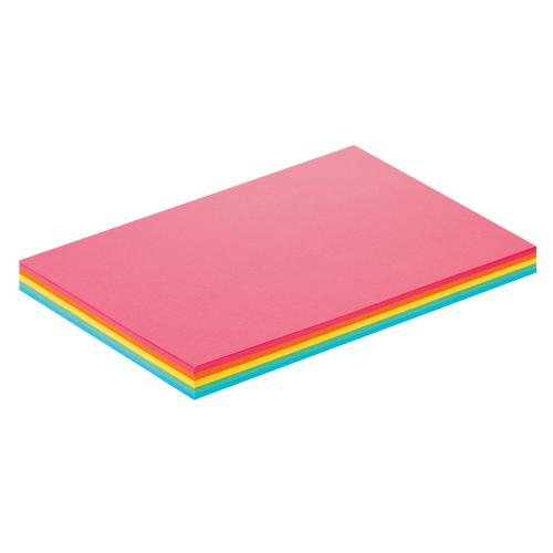 Бумага цветная BRAUBERG, А4, 80 г/м2, 100 л., (5 цветов х 20 л.), интенсив, для офисной техники