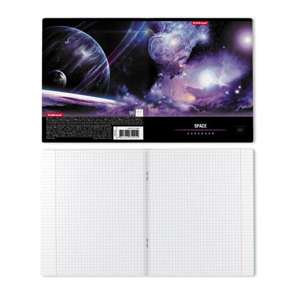 Тетрадь А5 ErichKrause 96 листов в клетку, Вселенная, 1шт